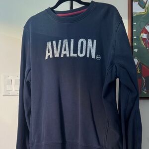Vineyard Vines “Avalon” Dark Blue Crewneck Men's Sweater